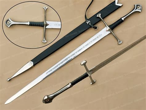 Anduril Narsil Sword Replica Perfect Christmas Gift for LOTR Fans High-quality Collectible Sword ...