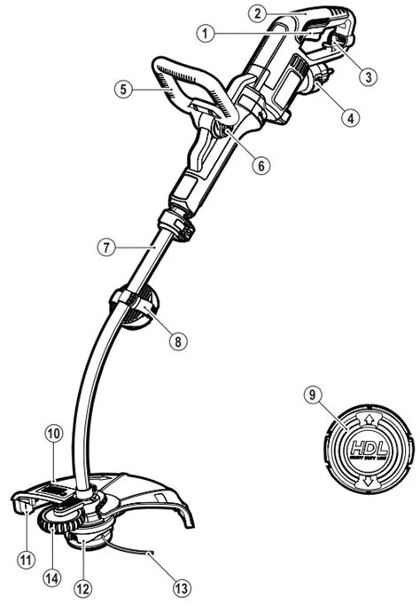 BLACK PLUS DECKER GL9035 Electric Strimmer Instruction Manual