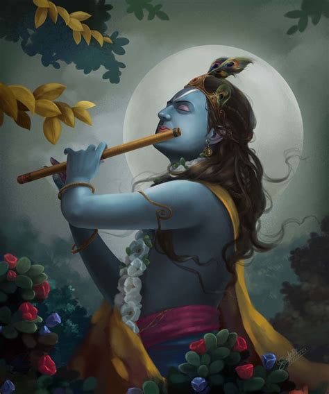 ArtStation - Lord Krishna, sudhin subramanian | Lord krishna wallpapers ...