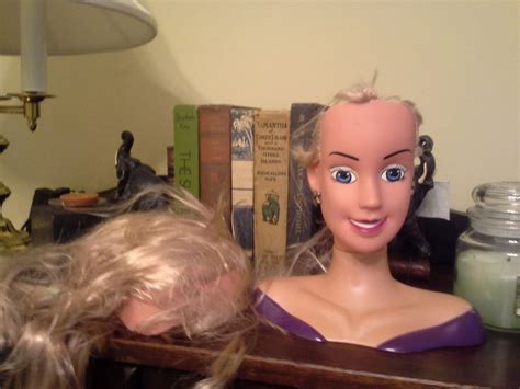Pin on Barbie head planter