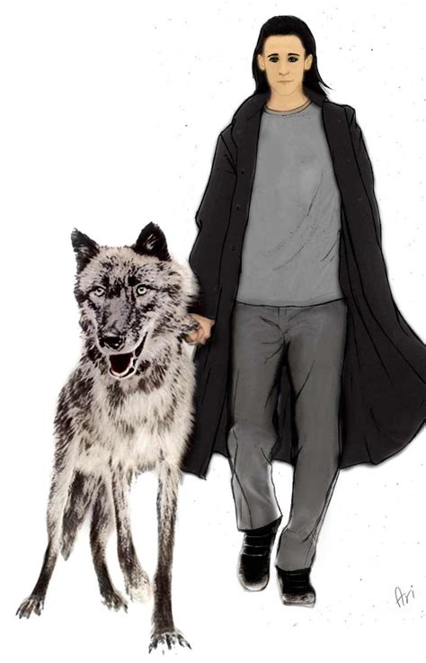 Loki and Fenrir by arianlot on DeviantArt