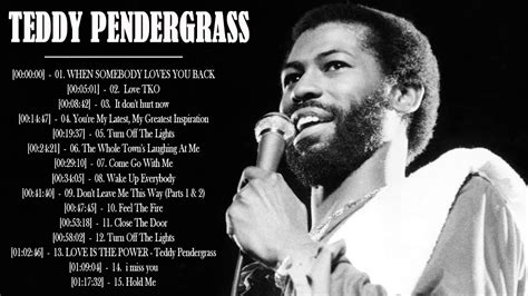 Teddy Pendergrass THE Greatest Hits FULL ALBUM - YouTube