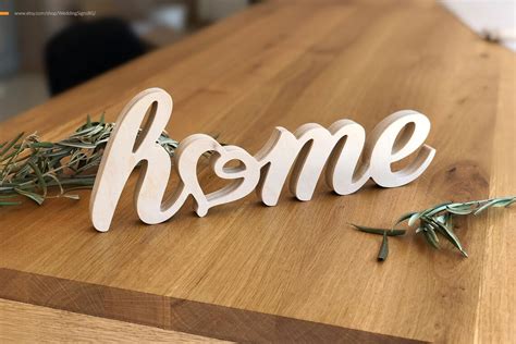 Home Sign Wood Sign New Home Gift Home Decor Rustic - Etsy