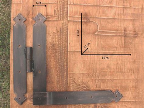 Rustic Door Hinges-set of 2 Black Door Hinges Barn Door - Etsy