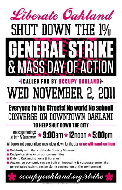 Justseeds | Oakland General Strike posters