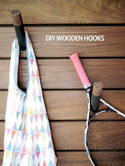 DIY Wooden Wall Hooks. Let's Get Ready for Fall.