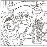 Cute Winter Coloring Pages At GetColoringscom  Free Printable sketch template