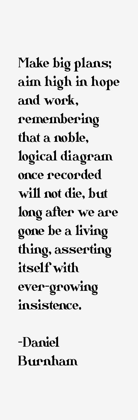 Daniel Burnham Quotes & Sayings