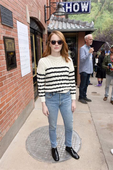 Emma Stone attends the Telluride Film Festival 2018 in Telluride, Colorado