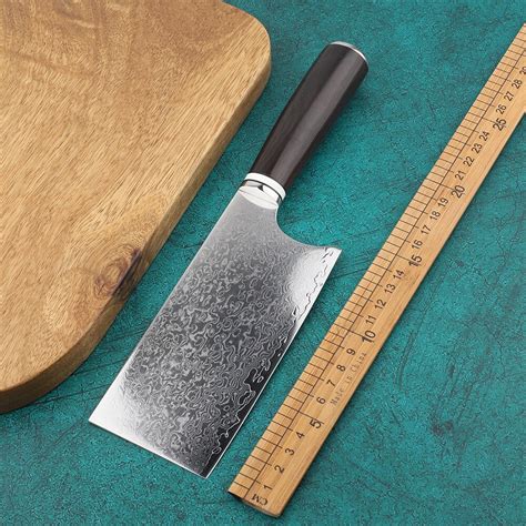 Small Kitchen Knife Vg10 Damascus Steel Chef Knife Sharp Meat Cleaver Slice Steak Steak Knife ...