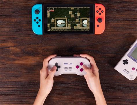 This wireless Bluetooth gamepad comes in the Game Boy colors