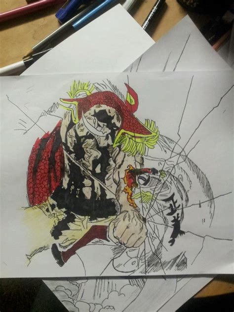 One piece Whitebeard vs Akainu by ProtectYourNuts on DeviantArt