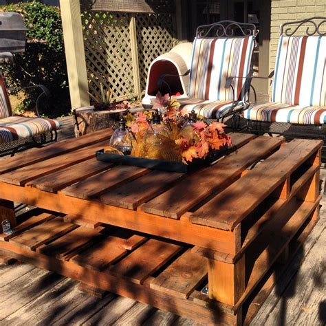 UPDATE: My DIY Outdoor Pallet Table (The Finished Product) | mrs. & the ...