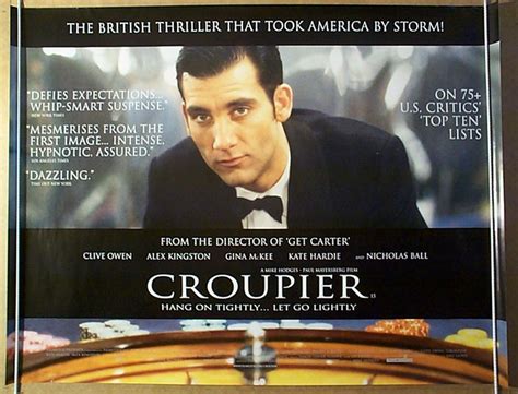 Croupier (The) - Original Cinema Movie Poster From pastposters.com British Quad Posters and US 1 ...