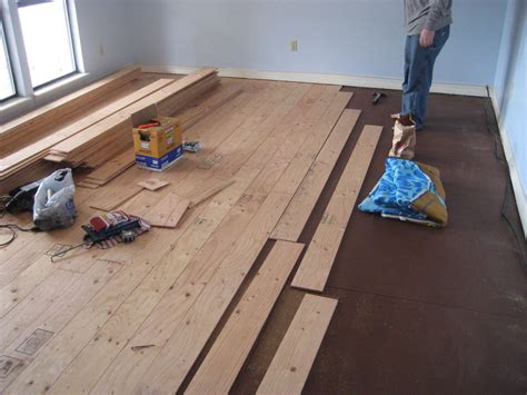 Real Wood Floors Made From Plywood | Plywood flooring, Diy wood floors ...