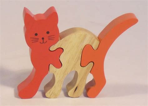 17.027 New Cat Wood Puzzles Patterns, Wooden Puzzles, Wooden Decor, Wooden Crafts, Woodworking ...