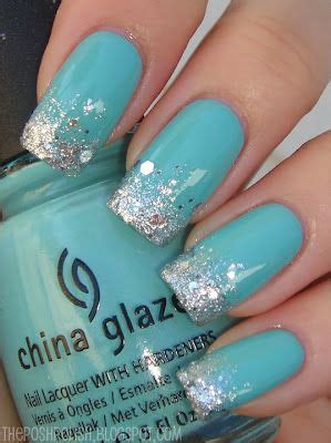 Tiffany Blue and Diamonds Fancy Nails, Cute Nails, Pretty Nails, Beauty ...