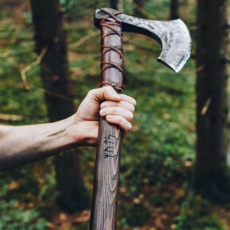Two Handed Berserker Axe | Axe, Bearded axe, Battle axe