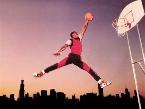 The iconic Nike Jumpman logo based on the company’s 1985 photo of ...