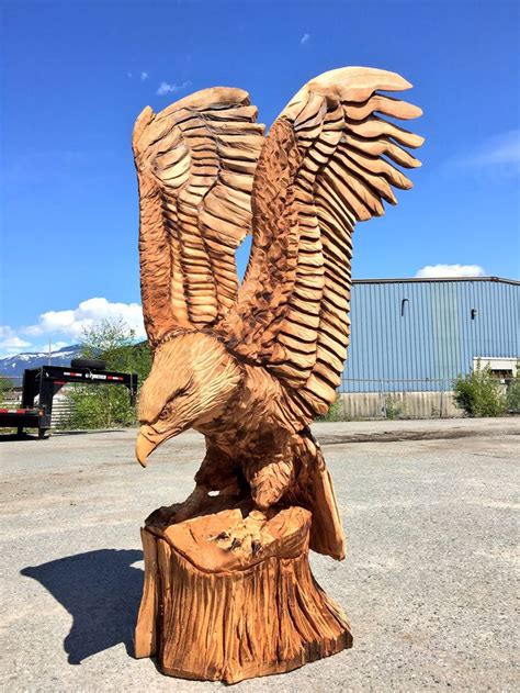 Pin de Ryan Cook en My chainsaw carvings | Escultura del árbol ...