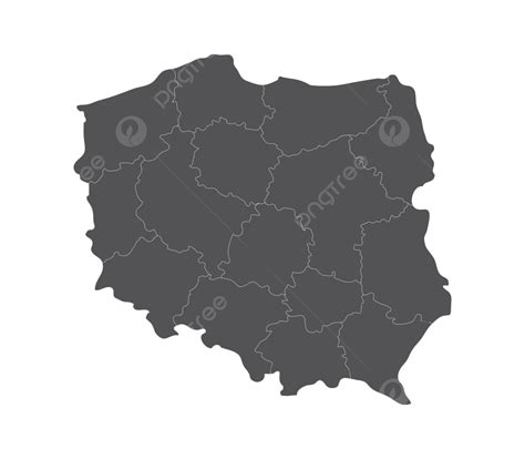 Poland Map Outline Border Contour Vector, Outline, Border, Contour PNG and Vector with ...