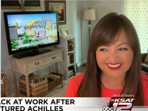 KSAT Reporter Back on TV After Achilles Surgery