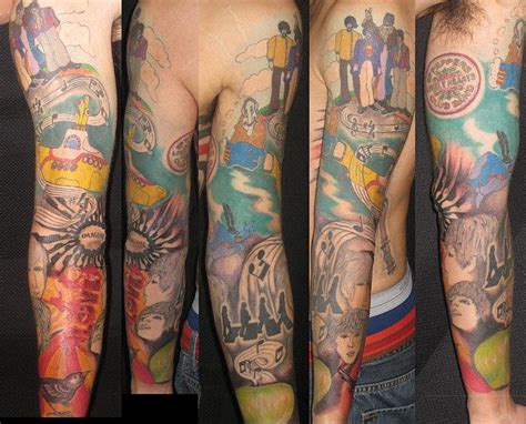 Beatles Tattoo Sleeve