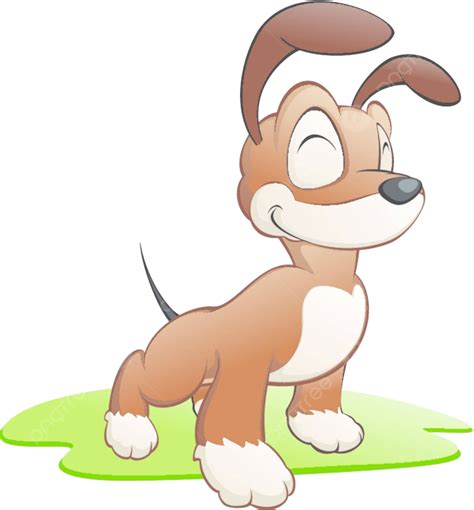 Cartoon Dog Cartoon Funny Illustration Vector, Cartoon, Funny, Illustration PNG and Vector with ...