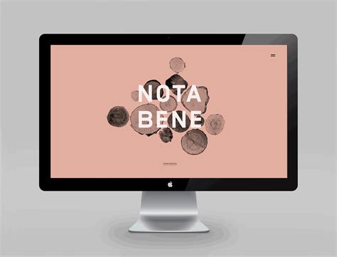 Brand identity and website for Toronto restaurant Nota Bene by graphic ...