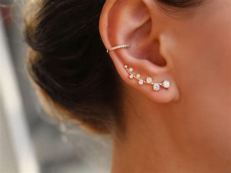 Rhinestone Ear Climber | donyaye-trade.com