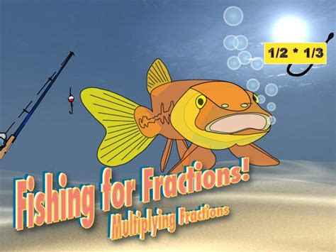 Interactive Math Game--Fishing for Fractions: Multiplication | Media4Math