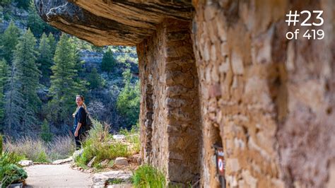 Walnut Canyon National Monument - cliff dwellings with INCREDIBLE views ...