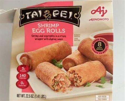 Tai Pei Shrimp Egg Rolls - 64 g, Nutrition Information | Innit