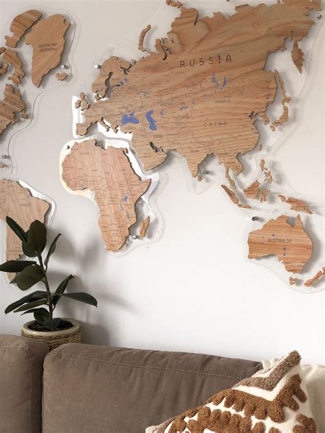 Large Wall World Map