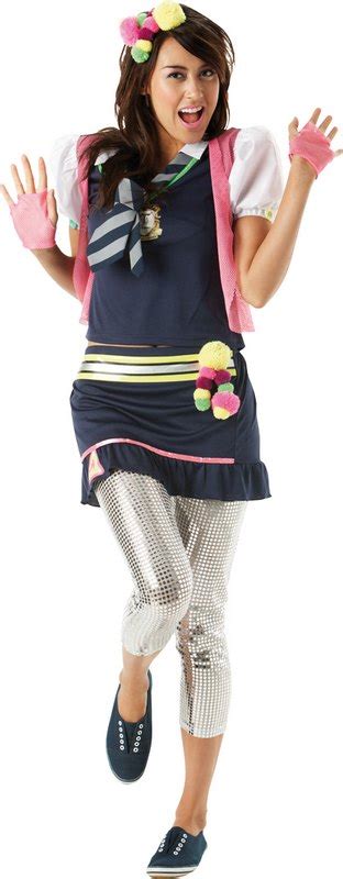 Adult Sexy St Trinians School Flammable Ladies Fancy Dress Hen Party Costume