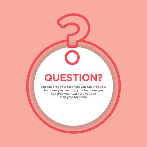 Vector of Question Design. Perfect for question frame, question template, etc. 6209506 Vector ...