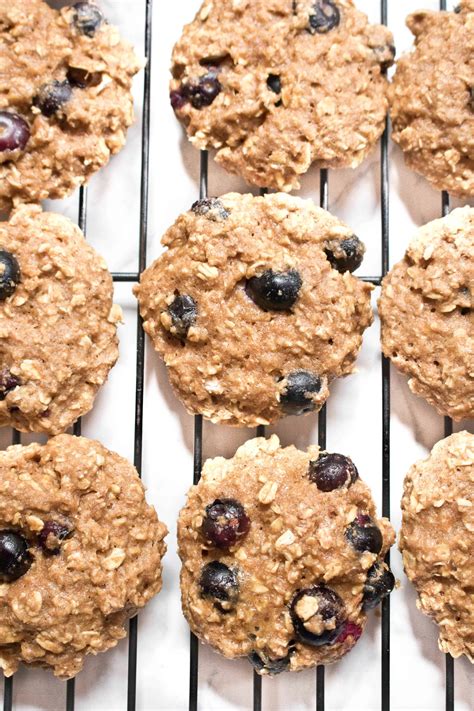 Healthy Blueberry Oatmeal Cookies - Served From Scratch