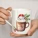 Christmas Hot Chocolate Clipart, Watercolor Christmas Clipart PNG, Hot Chocolate Cup PNG, Card ...