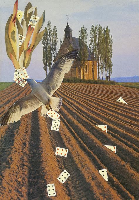 Aube Elléouët (Aube Breton) (French, born 1935. Daughter of André Breton) Sowing, 1970 Collage ...