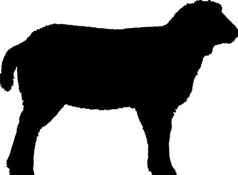 Sheep Silhouette Vector Clipart image - Free stock photo - Public Domain photo - CC0 Images