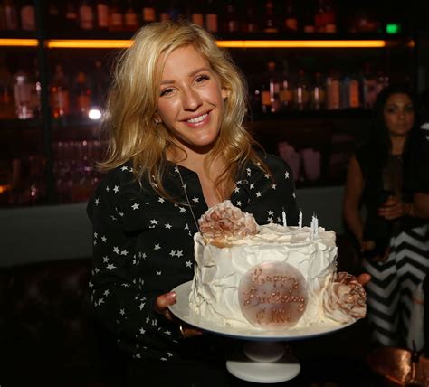 ELLIE GOULDING Celebrates Her Birthday at Basement Bowl in Miami Beach ...