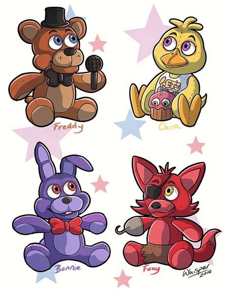 Fnaf plushies by WhisperOrca | Fnaf characters, Fnaf drawings, Five nights at freddy's