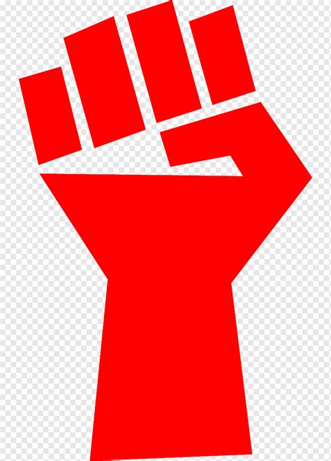 Raised fist Socialism, symbol, angle, text, rectangle png | PNGWing