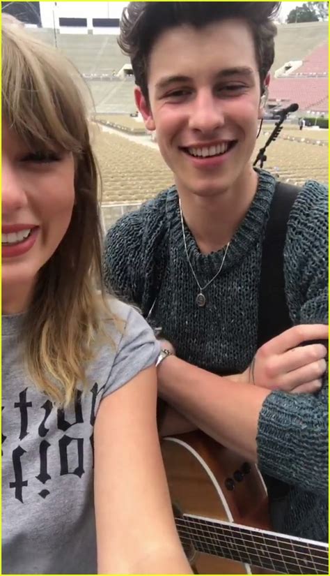 Taylor Swift Sings with Special Guest Shawn Mendes at Pasadena Tour ...