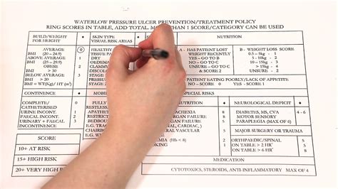 Waterlow Risk Assessment - YouTube