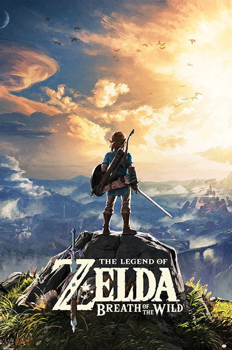 Bestel de The Legend Of Zelda: Breath Of The Wild - Sunset Poster op Europosters.nl