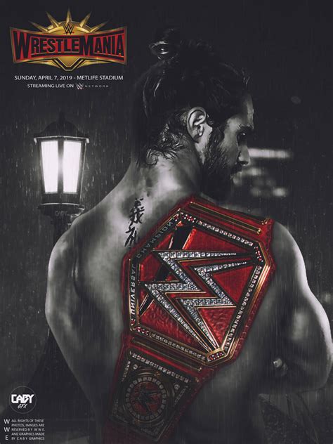 Seth Rollins as Universal Champion at WM 35. by CaqybKhan1334 on DeviantArt