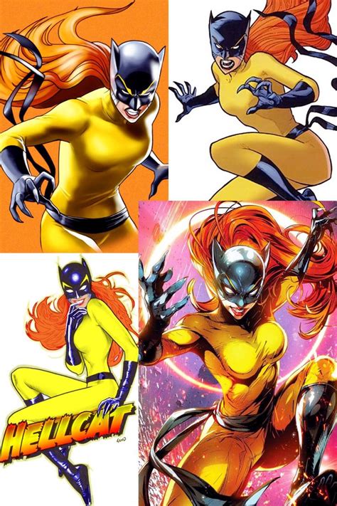 Marvel Girls in Yellow and Black Costumes