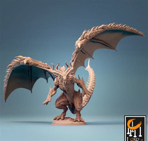 Bahamut The Platnium Dragon God of Metallic Dragons Holy | Etsy