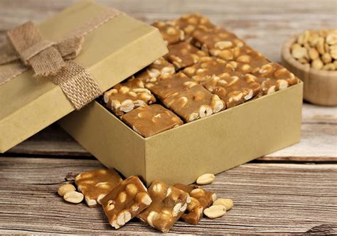 Gourmet Peanut Brittle Gift Box by It's Delish Handmade - Etsy